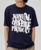 BY.L Spin Logo Short Sleeve T-Shirt Navy