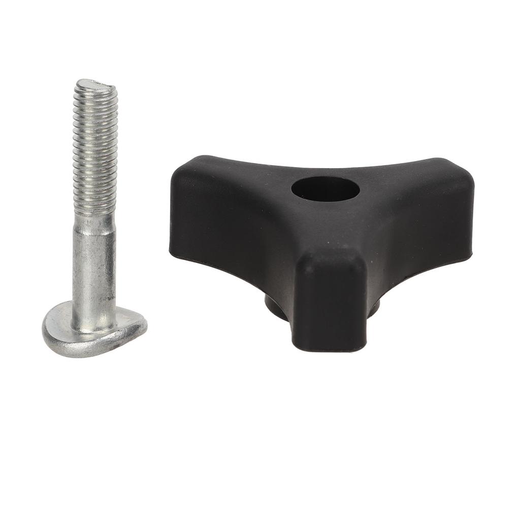 Black Plastic Lawn Mower Triangle Handle Knob Screw Bolt Replacement Lawn Machine Accessories