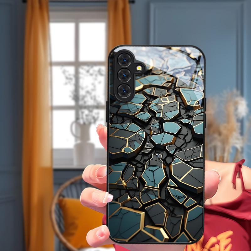 Fashionable and Personalized Tempered Glass Phone Case for Samsung Galaxy S26 S25 S24 S23 S21 S20 fe/plus/Ultra Hard Case