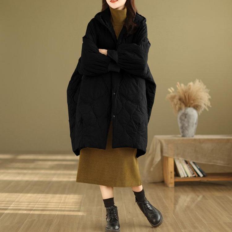 Women Oversized Casual Padded Cotton Jacket Coat for Autumn Spring Winter Outerwear Loose Fit