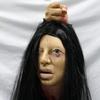 Haunted House Prop Latex Filled Head With Mechanical Craft For Halloween Party And Bar Decor