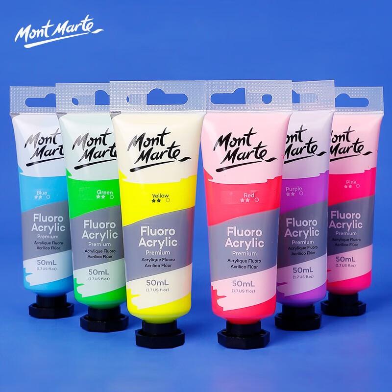 Mengmart Metallic Fluorescent Acrylic Paint Set