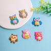 100pcs Resin Kawaii Owls Animal Flatback Cabochon for Phone Decoration DIY Jewelry Craft Accessories