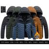 Padded Clothes Men's Velvet Winter Large Size Men's Ribs Cotton Clothes Pat Cotton Clothes Jacket