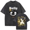Vintage Washed Rapper Kanye West Bully Album 2026 Merch T Shirt Men Gothic Punk  Hip Hop Short Sleeve Tshirts Unisex Streetwear