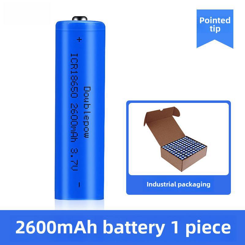High-Capacity 18650 2600mAh 3.7V Lithium Rechargeable Intercom Door Battery