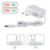 DC 12V 24V Power Supply Adapter Lighting Transformer Input AC 100-240V Output DC 12V 1A 2A 3A Charger EU US Plug 5.5mm 2.1-2.5mm