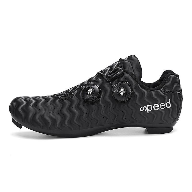 Chaussures de cyclisme pour homme avec compatibilité de cale Route VTT Vélo de montagne Semelle rigide Antidérapant Respirant Léger Soutien