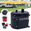 25mm Upgraded Air Filter Silencer With Clamps Air Diesel Parking Heater Intake Replacement For Webasto Eberspacher Black