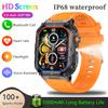 New Smart Watch Men 1000mAh Large Capacity Battery Outdoor Flashlight Bluetooth Call Waterproof Sport Fitness Smartwatch