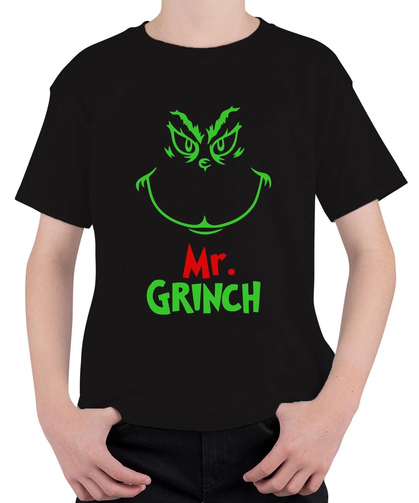 Mr. Grinch Weihnachten Lustig Weihnachtsgeschenk Grinchfan Retro Unisex Kinder T XXXL