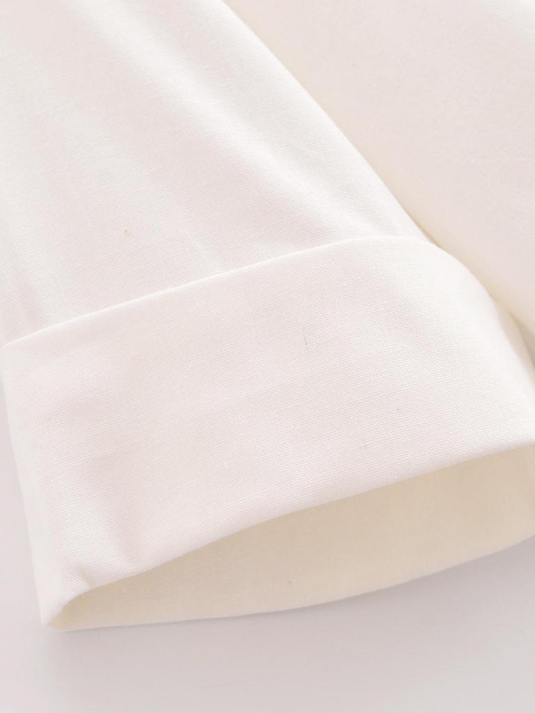 2025 Spring Women's European & American Style Linen Mid-Sleeve Shirt - Fashionable & Versatile
