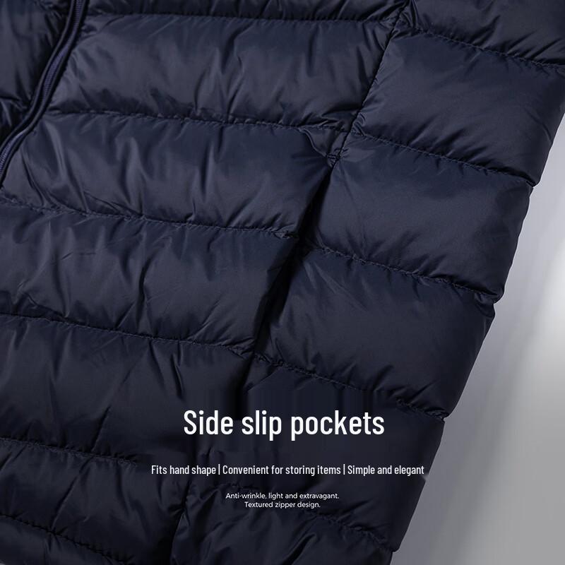 Xuezhongfei Men's Down Vest Stand-Collar Winter Jacket