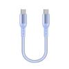 Factory Short USB Type-C Cable 5A Fast Charging 90 Degree Elbow Braided Portable Data Cable for iPhone