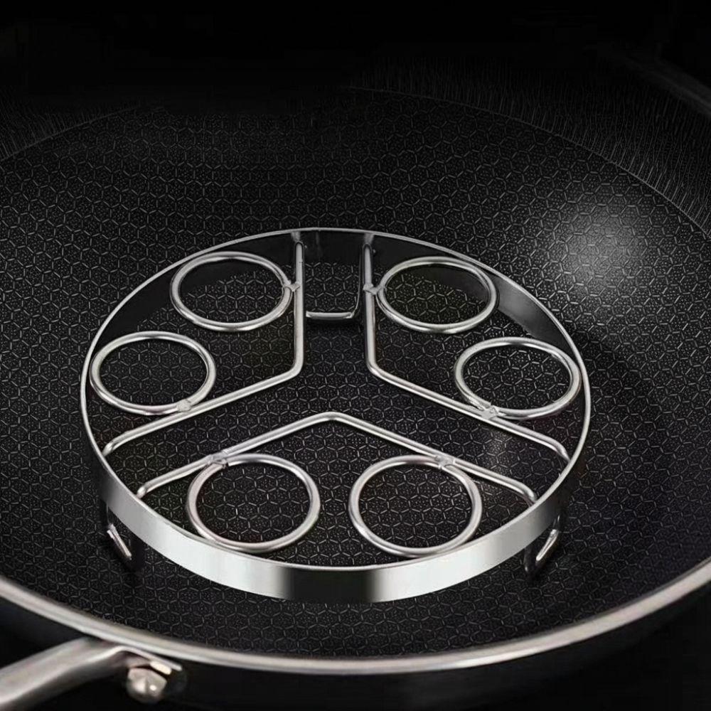 Heat Resistant Stainless Steel Steamer Rack Thickened Egg Steaming Tray Pot Steaming Stand  Kitchen