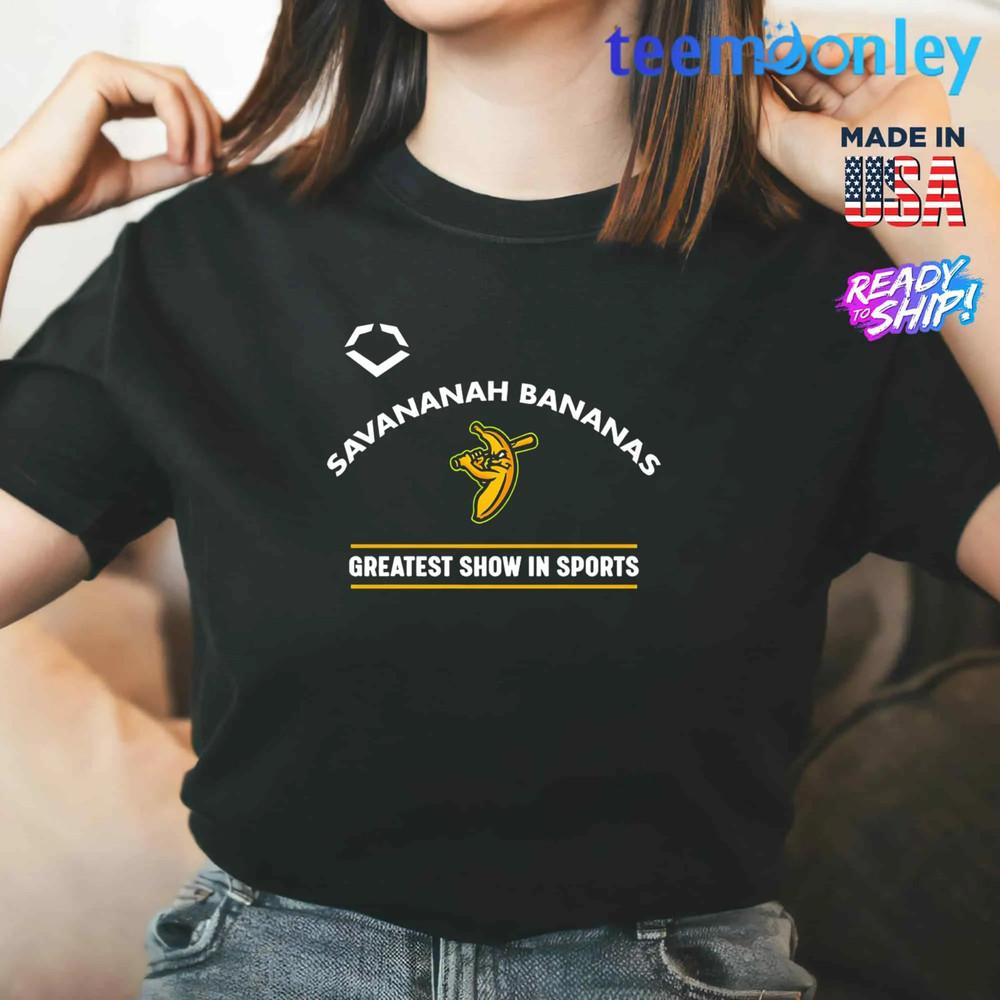 Savannah Bananas Greatest Show In Sports Shirt A184 Unisex T-Shirt L