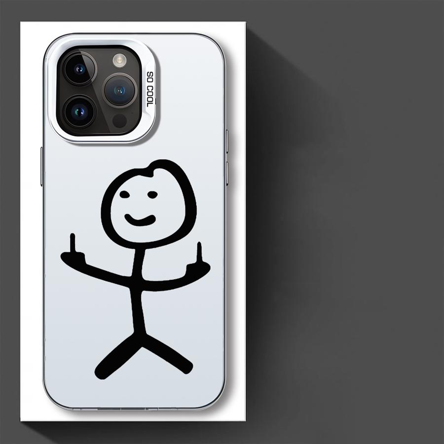 Phone Cover Case for iPhone 17 Pro Max Air 16 14 Plus 13 12 Pro 11 15 Cartoon Matchman