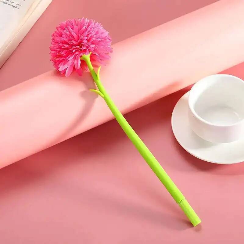 1 Piece Cute Flower Gel Office School Supplies Stationery Creative Sweet Pretty Lovely Soft Pen