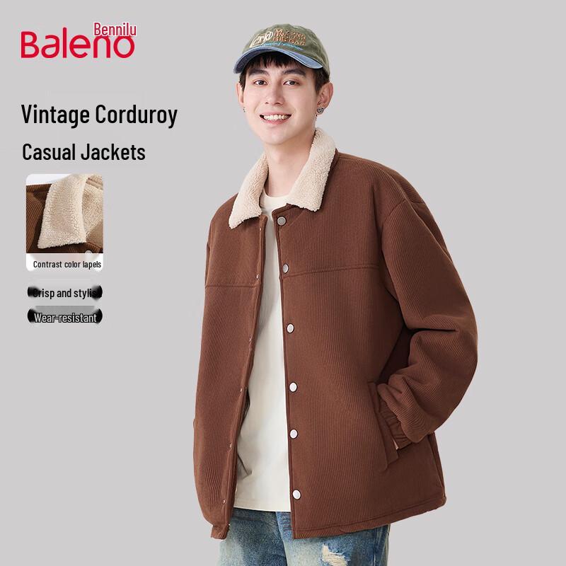 

Baleno Men s Corduroy Lined Jacket M