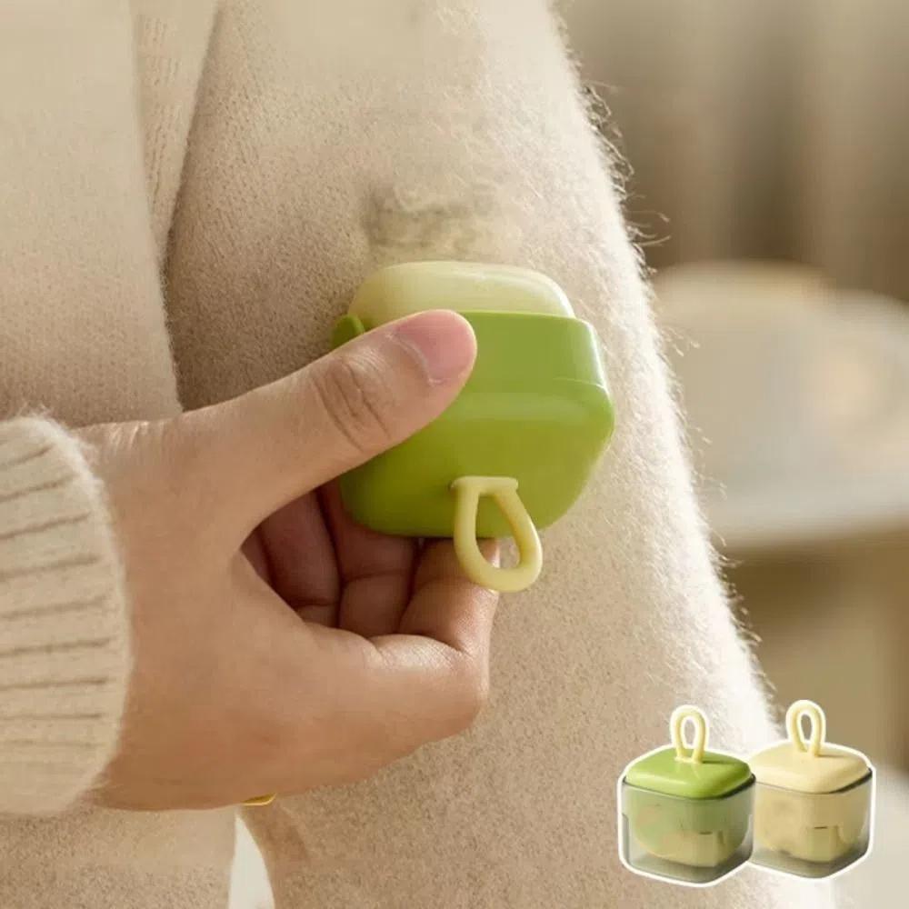 2Pcs Washable Pet Hair Remover Small Plush Lint Roller Ball Clothes Hair Sticky Roller  Household