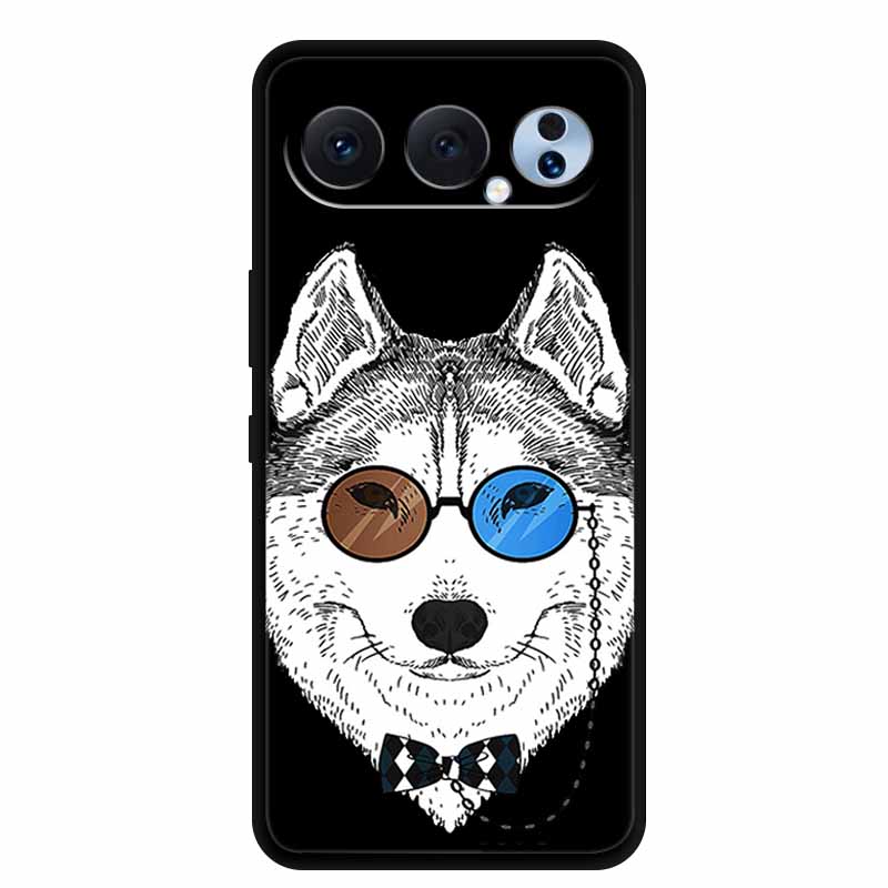 Black Silicone Case For Honor 500 Pro 5G Cases 6.55" Cartoon Animals Soft TPU Back Cover For Honor 500Pro 2025 Case Coque Fundas