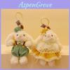 Cute Bunny Plush Keychain With Scented Beads For Couples And Gifts