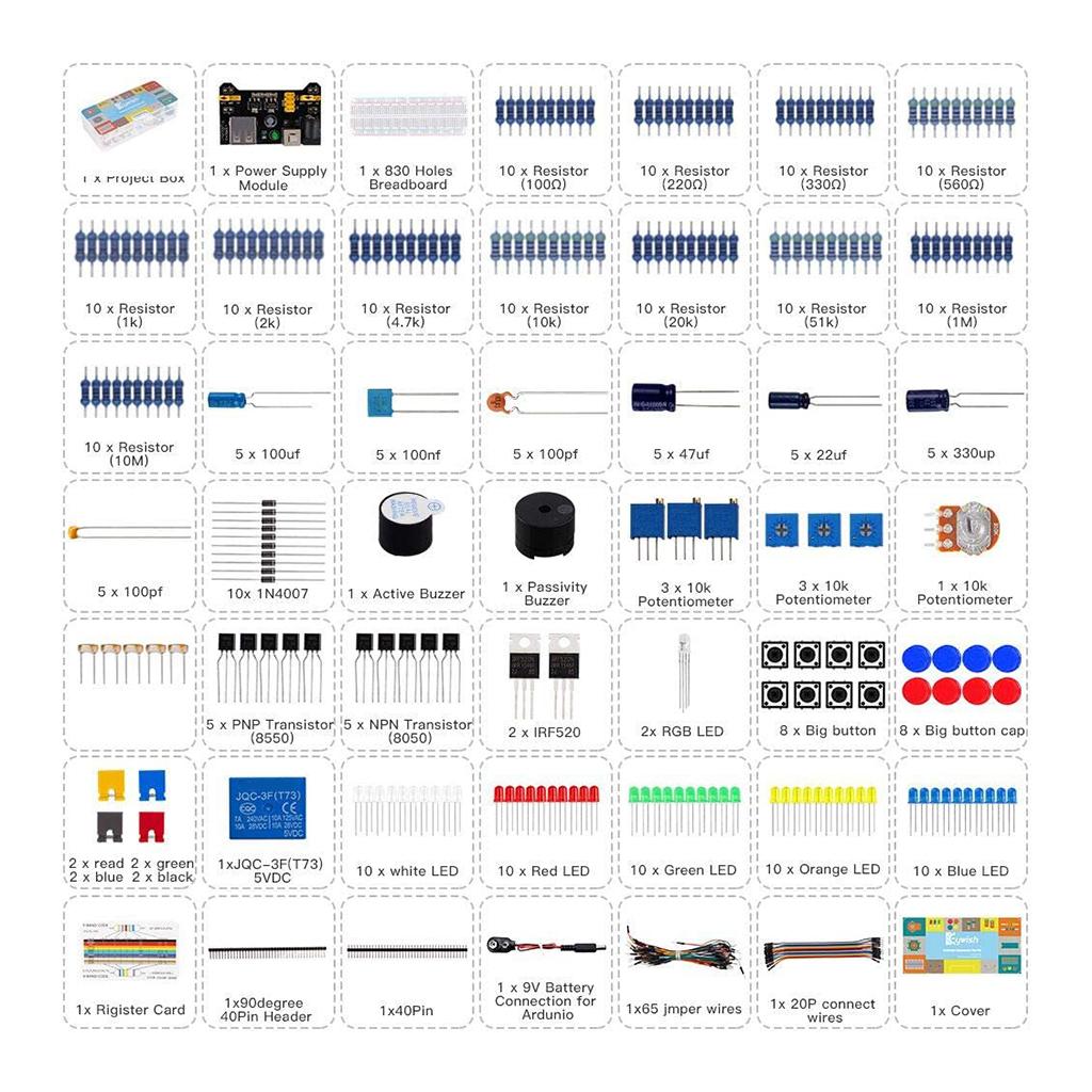 Electronic 400 Breadboard Resistor Potentiometer for