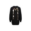Evisu Aw21 Logo Floral Pattern M Mid-Length Sweatshirt Women sweatshirt Black 2EAHTW1TU366OSCT