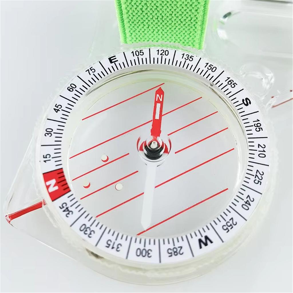 Multifunctional Thumb Compass Navigation Compass Map Ruler Compass Exploring Hiking Map Reading Orienteering Compass
