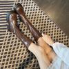Small Retro Versatile British Style Thin Boots Women's 2025 Summer and Autumn New Heightening Thick-soled Comfortable Knight Boots