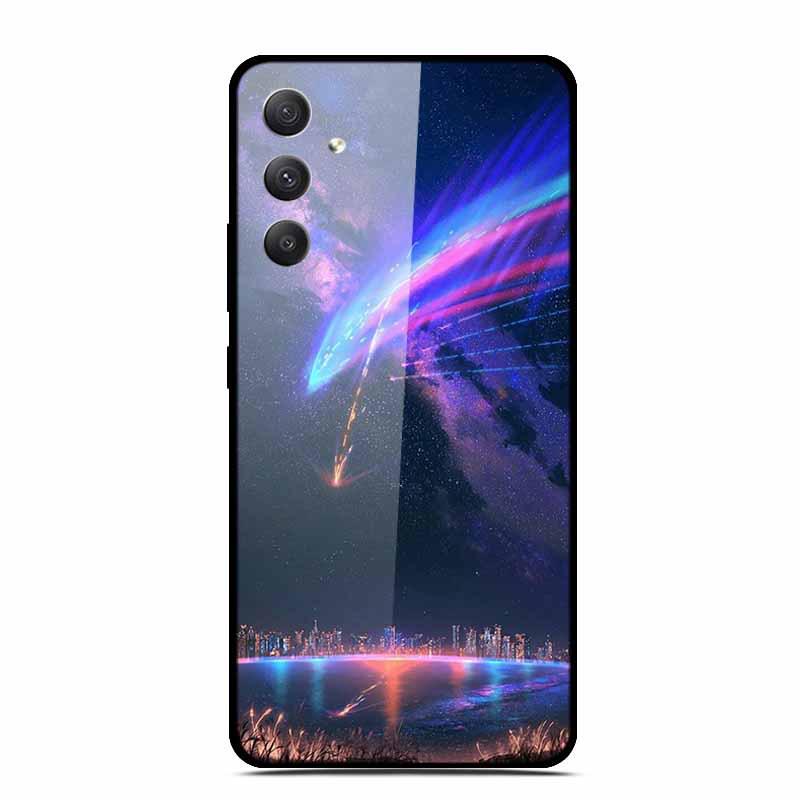 Starry Sky Tempered Glass Phone Case for Samsung A35 5G - Men's & Women's Models