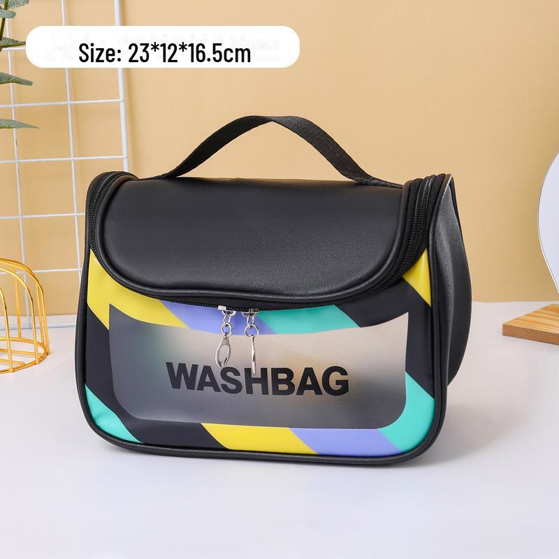 Large Capacity Waterproof Travel Cosmetic and Toiletry Bag – Transparent, Portable, and Convenient Handbag