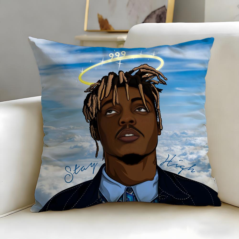 

Популярный певец JUICE WRLD Наволочка Мягкая Легко стирающаяся Универсальная для Дивана Кровати Путешествий и Офиса 30X30cm