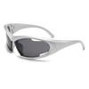 New Arrival Popular Women's Sunglasses Punk Sunglasses Unique Oval Sun Glasses Men Goggle Shades Mirror Colorful Y2K Eyewear