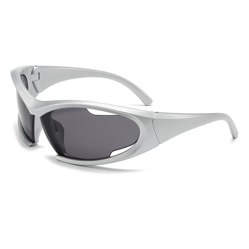 New Arrival Popular Women's Sunglasses Punk Sunglasses Unique Oval Sun Glasses Men Goggle Shades Mirror Colorful Y2K Eyewear