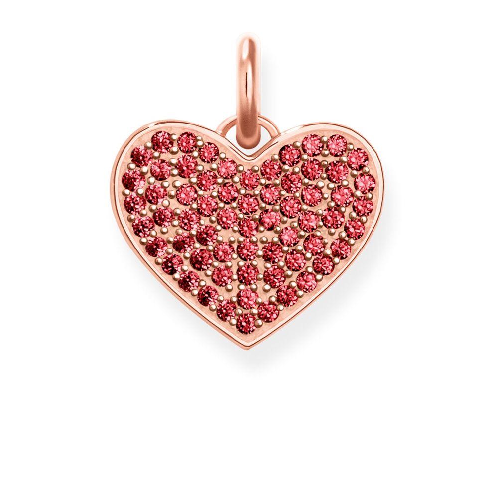 Pink Heart Pendant lbpe0022-540-10