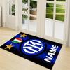 Custom Name Argentina Football Crest Carpet Rug Customizable Soft Washable Anti-Slip Home Living Room Sofa Mats Personalized Rug. 0909193