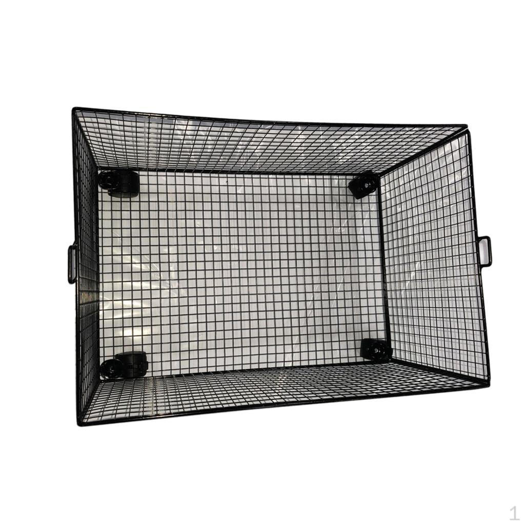 

Storage Cart with Casters, Mesh Hanging File Organizer for Handbags And Home Crafts S чорний