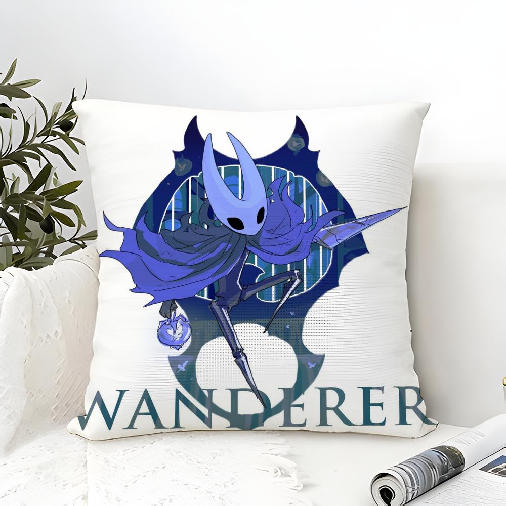 Metroidvania Game H-Hollow Knight Pillow Case Linen Pillow Case Sofa Home Decor Cushion Cover Cushion Cove
