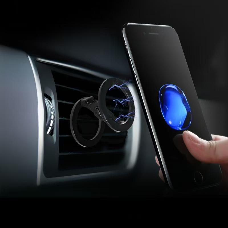 Dual-Sided Magnetic Phone Stand for Gym and Desktop Use