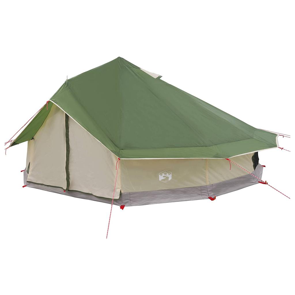 Tipi Tent with Roof Green 800 x 800 x 430 cm Polyester and Steel