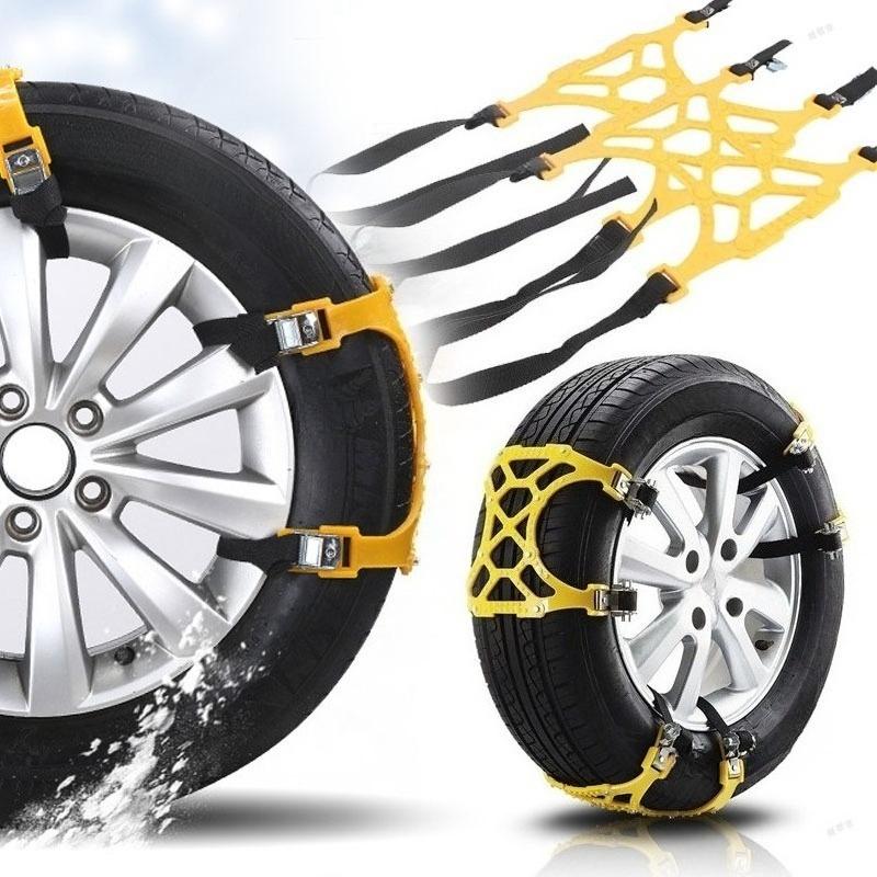 Xiaomi Thick Anti-Skid Winter Car Snow Tire Chains Mud Tyre Wheels Belt for Car/SUV/Truck Portable Easy To Mount Emergency Traction Car