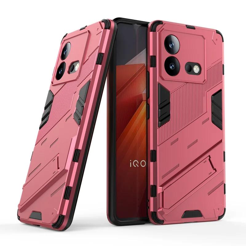 For Vivo iQOO NEO 8 NEO8 PRO 5G Armor Shockproof Phone Case Back Cover Magnetic Kickstand Anti-Fall Protect Coque Cases