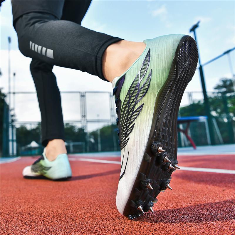 Scarpe Chiodate da Atletica Leggera da Donna Scarpe da Ginnastica Professionali da Allenamento da Uomo Scarpe Sportive Chiodate Antiscivolo per Corsa Sprint