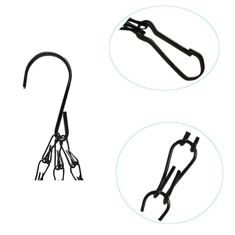 Ornamente de felinare cu lanț suspendat din fier, coșuri cu plante