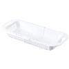 M-1Pc Retractable Sink Drain Rack Plastic Dish Chopsticks Rack Household Kitchen Vegetable Storage Rack Drain Basket