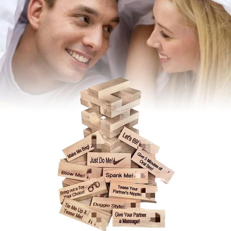 Super Block Naughty Tower Game For Adults Couple Activities Date Ideas Night