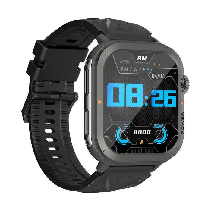Montre Connectée - Blackview - W30 - Écran 1.91'' - Microphone intégré - Résistance 10m