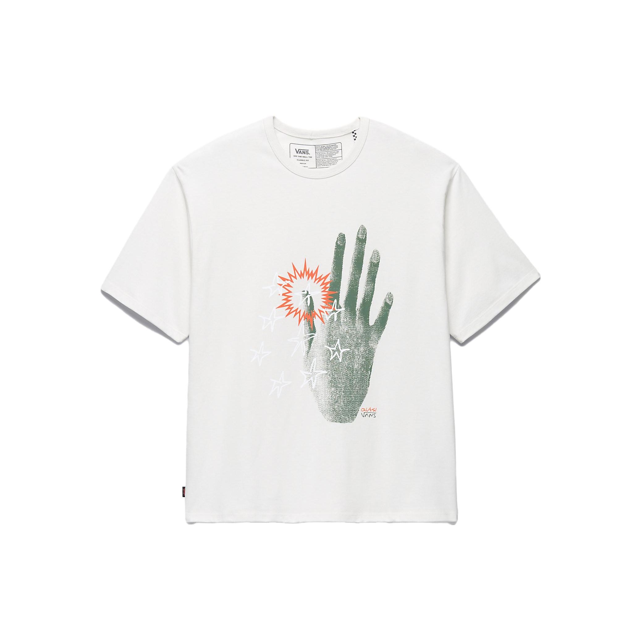 

Vans X Quasi Collaboration SS23 Graphic Print Short Sleeve T-Shirt Unisex Tops Gray PVN0008D5BUH S