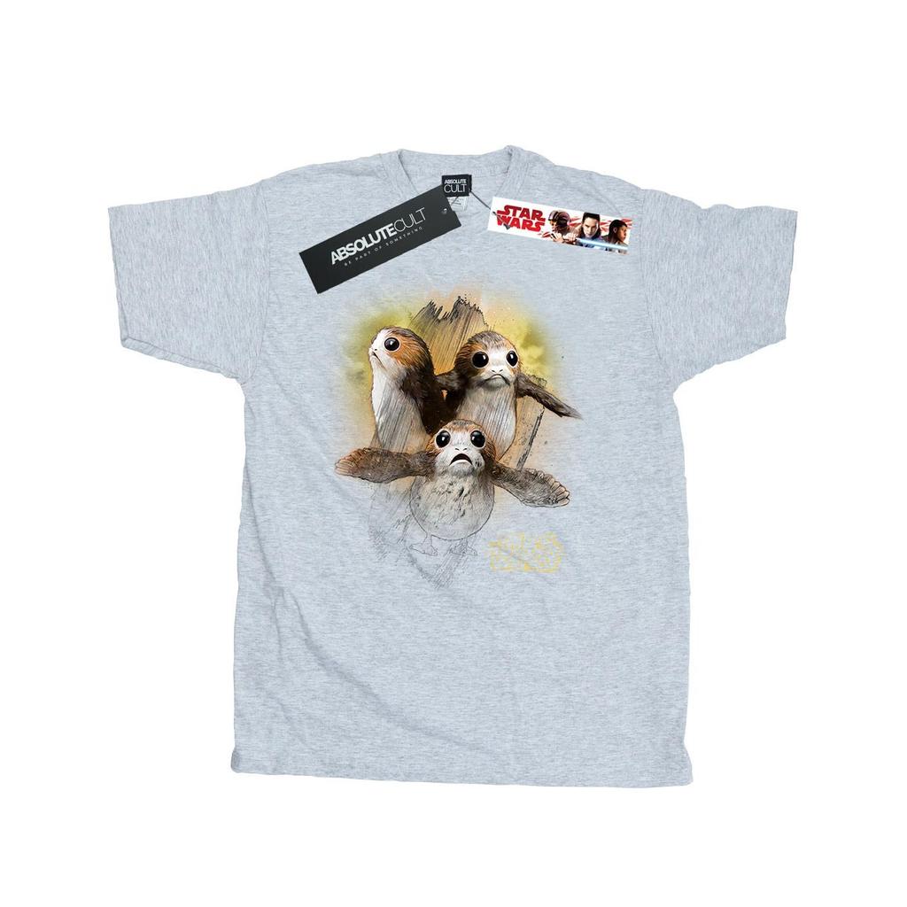 Star Wars: The Last Jedi Mens Porg Brushed Cotton T-Shirt